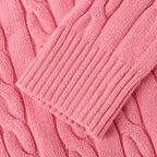 Ralph Lauren Cable-Knit Half-Zip Sweater - Pink - view 7