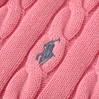 Ralph Lauren Cable-Knit Half-Zip Sweater - Pink - view 9