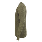 Ralph Lauren Cable-Knit Half-Zip Sweater - Olive - view 2