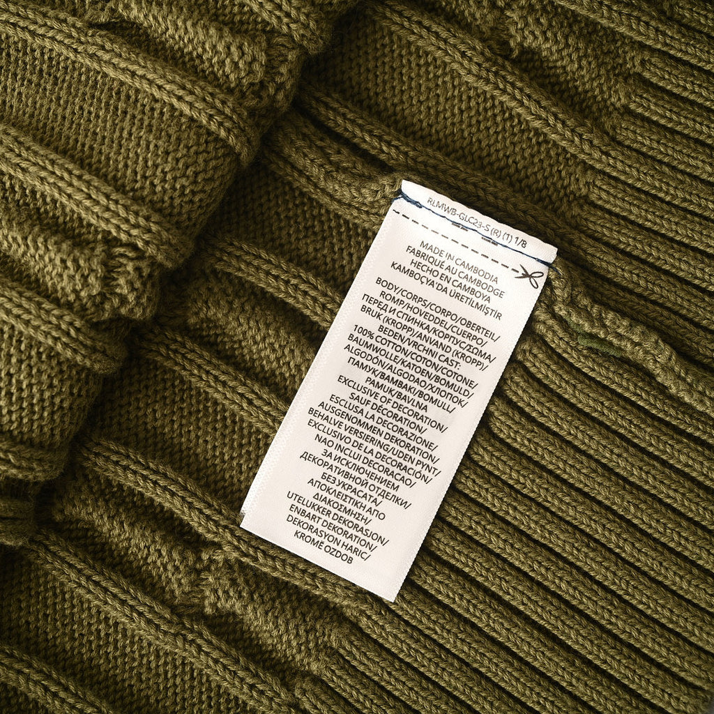 Ralph Lauren Cable-Knit Half-Zip Sweater - Olive - view 4