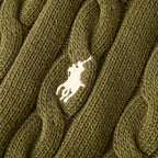 Ralph Lauren Cable-Knit Half-Zip Sweater - Olive - view 9