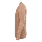 Ralph Lauren Cable-Knit Half-Zip Sweater - Camel - view 2