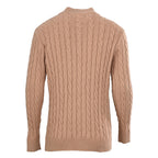 Ralph Lauren Cable-Knit Half-Zip Sweater - Camel - view 3