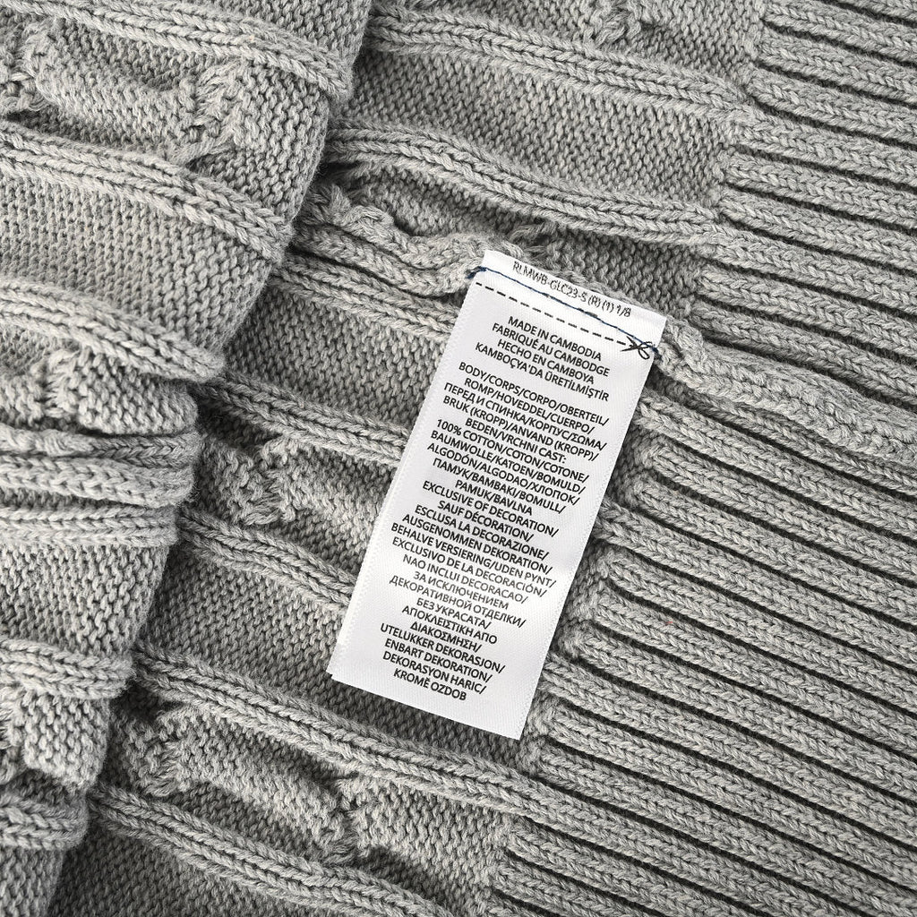 Ralph Lauren Cable-Knit Half-Zip Sweater - Gray - view 4