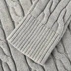 Ralph Lauren Cable-Knit Half-Zip Sweater - Gray - view 7