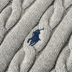 Ralph Lauren Cable-Knit Half-Zip Sweater - Gray - view 9