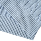 Ralph Lauren Cable-Knit Half-Zip Sweater - Light Blue - view 5