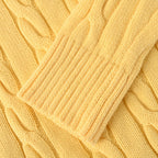 Ralph Lauren Cable-Knit Half-Zip Sweater - Yellow - view 7