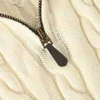 Ralph Lauren Cable-Knit Half-Zip Sweater - Cream - view 8