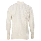 Ralph Lauren Cable-Knit Half-Zip Sweater - Ivory - view 3