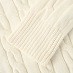 Ralph Lauren Cable-Knit Half-Zip Sweater - Ivory - view 7