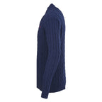 Ralph Lauren Cable-Knit Half-Zip Sweater - Navy - view 2