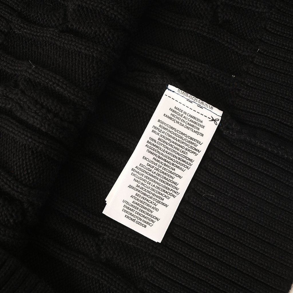 Ralph Lauren Cable-Knit Half-Zip Sweater - Black - view 4