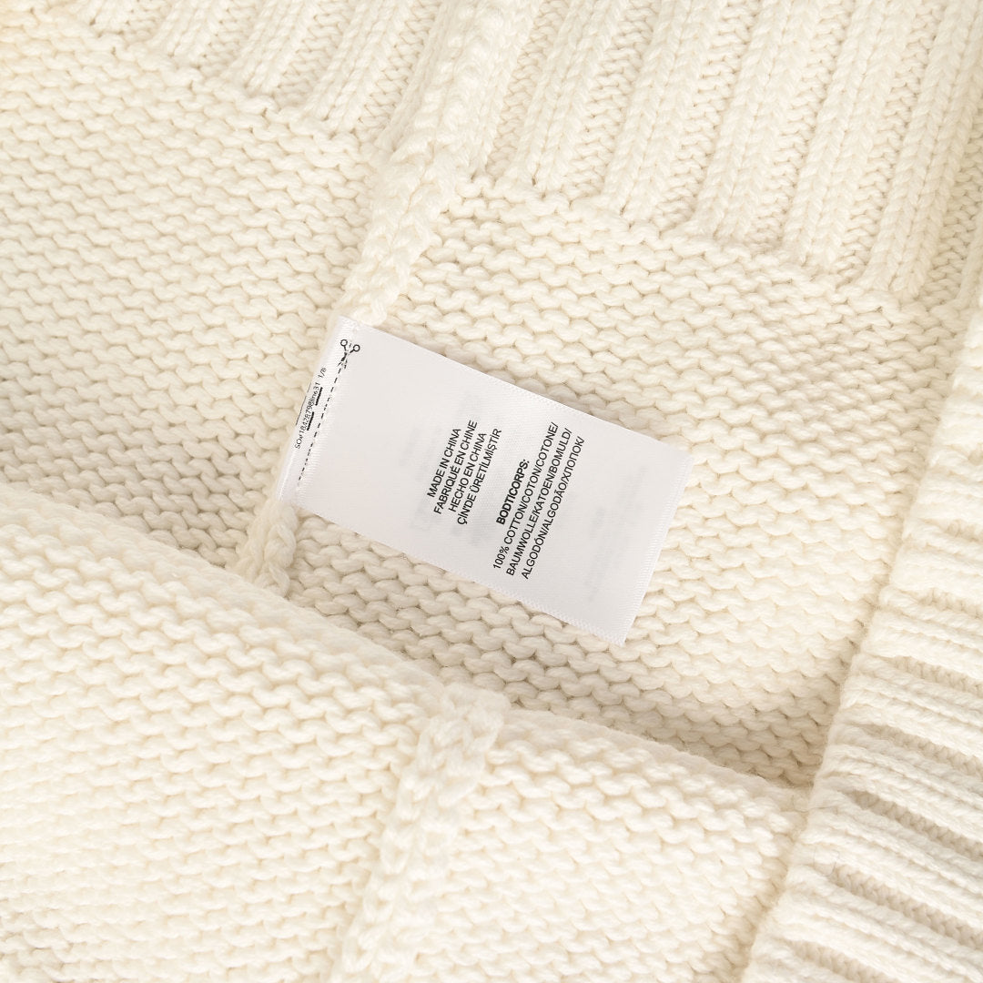Ralph Lauren Sleeve-Logo Crewneck Sweater - Ivory - view 4