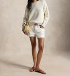 Ralph Lauren Sleeve-Logo Crewneck Sweater - Ivory - view 11