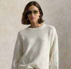 Ralph Lauren Sleeve-Logo Crewneck Sweater - Ivory - view 13