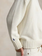 Ralph Lauren Sleeve-Logo Crewneck Sweater - Ivory - view 14