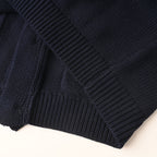Ralph Lauren Cotton Knit Cardigan - Navy - view 5
