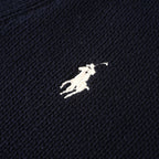 Ralph Lauren Cotton Knit Cardigan - Navy - view 9