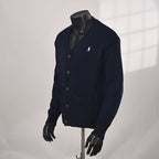 Ralph Lauren Cotton Knit Cardigan - Navy - view 14