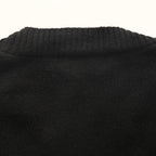 Ralph Lauren V-Neck Wool-Blend Knit Cardigan - Black - view 6