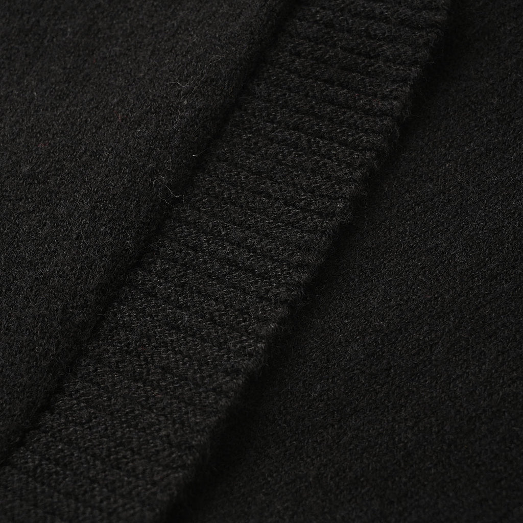 Ralph Lauren V-Neck Wool-Blend Knit Cardigan - Black - view 8