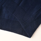 Ralph Lauren V-Neck Wool-Blend Knit Cardigan - Navy - view 5