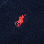 Ralph Lauren V-Neck Wool-Blend Knit Cardigan - Navy - view 9