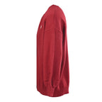 Ralph Lauren V-Neck Wool-Blend Knit Cardigan - Burgundy - view 2