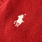 Ralph Lauren V-Neck Wool-Blend Knit Cardigan - Burgundy - view 9