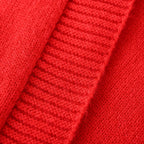 Ralph Lauren V-Neck Wool-Blend Knit Cardigan - Red - view 8
