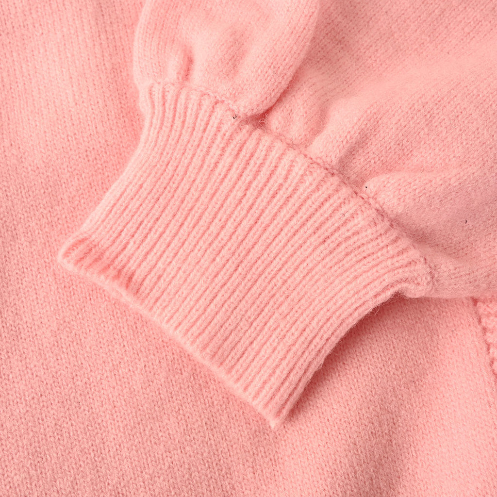 Ralph Lauren V-Neck Wool-Blend Knit Cardigan - Pink - view 7