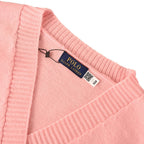 Ralph Lauren V-Neck Wool-Blend Knit Cardigan - Pink - view 10