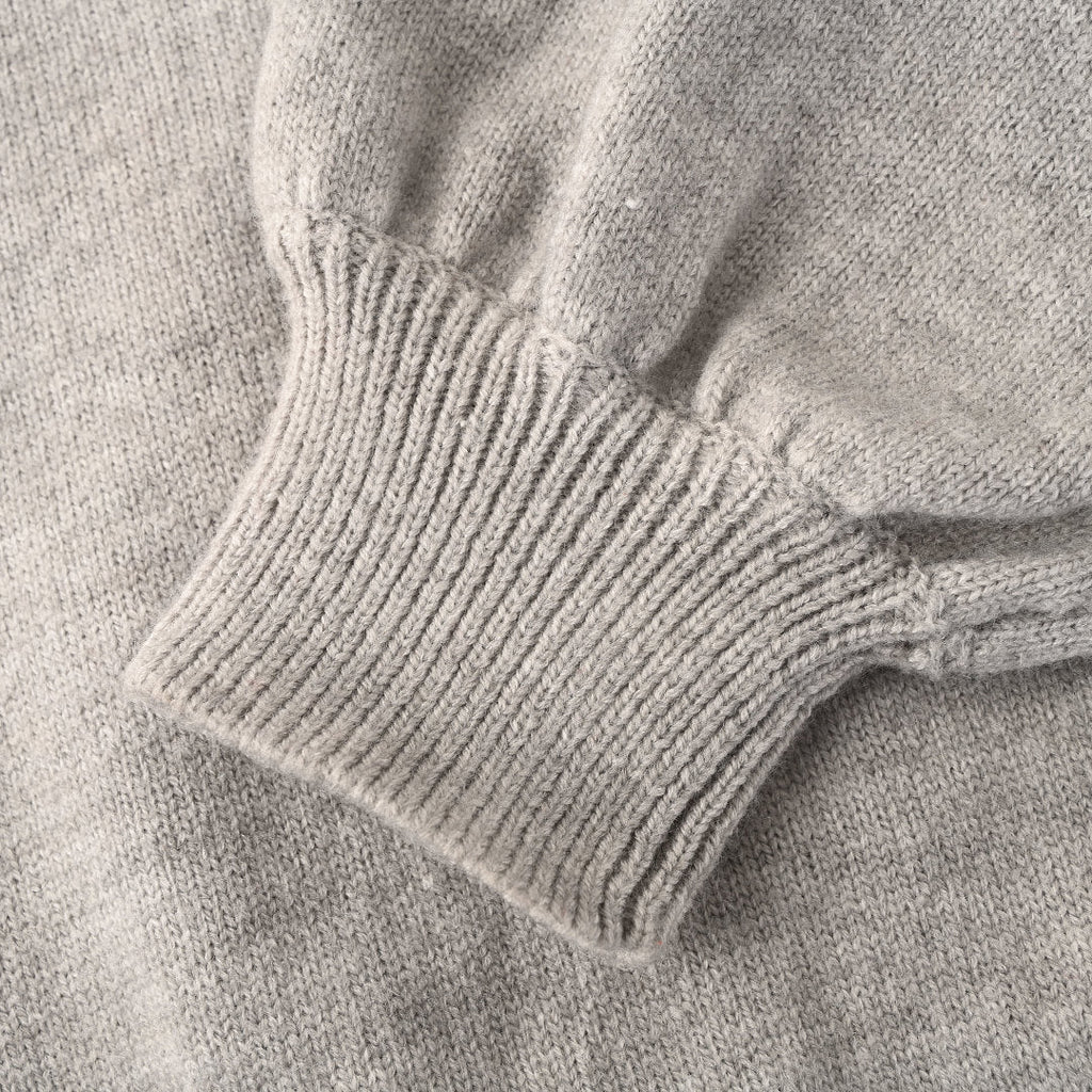 Ralph Lauren V-Neck Wool-Blend Knit Cardigan - Gray - view 7