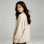 Ralph Lauren V-Neck Wool-Blend Knit Cardigan - Taupe - view 15