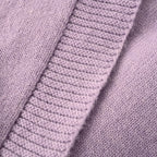 Ralph Lauren V-Neck Wool-Blend Knit Cardigan - Lavender - view 8