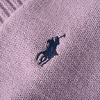 Ralph Lauren V-Neck Wool-Blend Knit Cardigan - Lavender - view 9