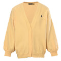 Ralph Lauren V-Neck Wool-Blend Knit Cardigan - Yellow - view 1