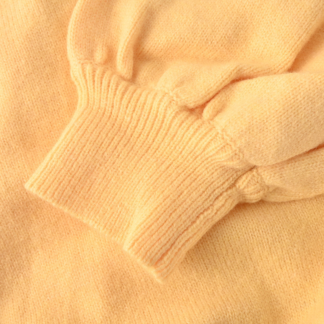 Ralph Lauren V-Neck Wool-Blend Knit Cardigan - Yellow - view 7