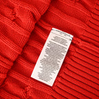 Ralph Lauren Cable-Knit Crewneck Sweater - Red - view 4