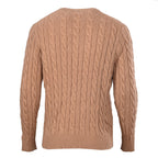 Ralph Lauren Cable-Knit Crewneck Sweater - Camel - view 3