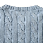 Ralph Lauren Cable-Knit Crewneck Sweater - Light Blue - view 6