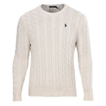 Ralph Lauren Cable-Knit Crewneck Sweater - Ivory - view 1