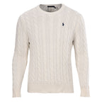 Ralph Lauren Cable-Knit Crewneck Sweater - Ivory - view 1