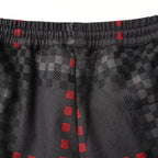 Burberry Pixel Check Wool-Blend Harrington Shorts