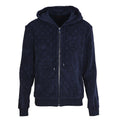 Louis Vuitton Monogram Terry Zip Hoodie — Navy