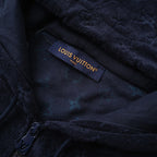 Louis Vuitton Monogram Terry Zip Hoodie — Navy