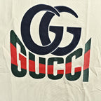 Gucci 2026 Interlocking GG Web Stripe T-Shirt — Ivory | Made in Italy