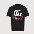 Gucci 2026 Interlocking GG Web Stripe T-Shirt — Ivory | Made in Italy